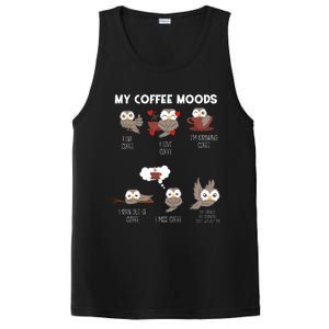 Owl Gift For Owl Lovers And Coffee Drinkers PosiCharge Competitor Tank