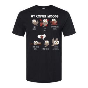 Owl Gift For Owl Lovers And Coffee Drinkers Softstyle CVC T-Shirt