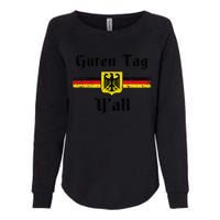 Oktoberfest German Flag Eagle Prost Guten Tag Y'all Fun Womens California Wash Sweatshirt