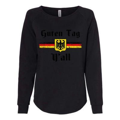 Oktoberfest German Flag Eagle Prost Guten Tag Y'all Fun Womens California Wash Sweatshirt