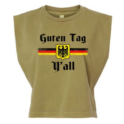 Oktoberfest German Flag Eagle Prost Guten Tag Y'all Fun Garment-Dyed Women's Muscle Tee