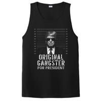 Original Gangster For President Donald Trump Mugshot PosiCharge Competitor Tank