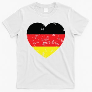 Oktoberfest German Flag Heart Germany Gift Mom Wife T-Shirt