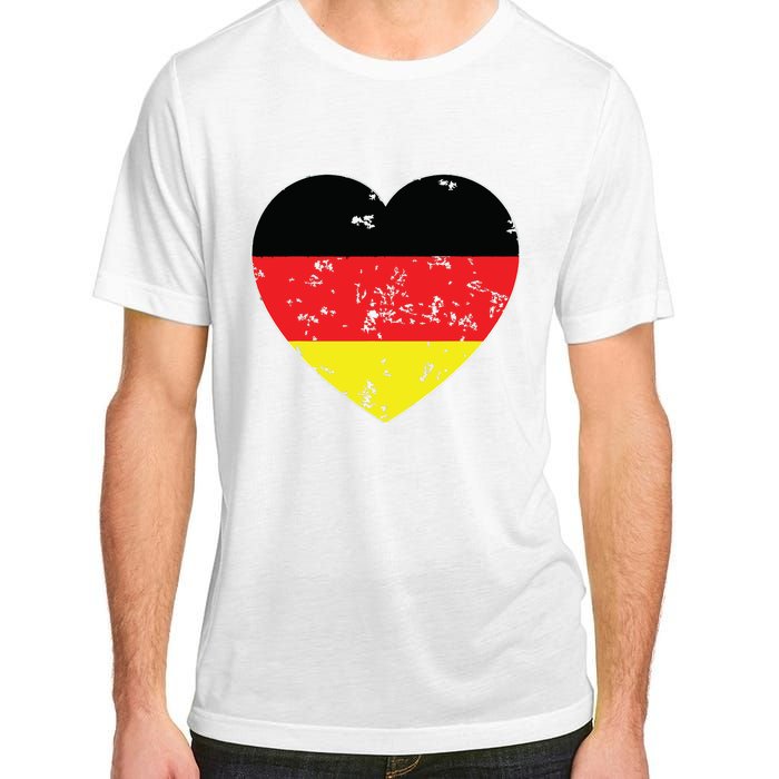 Oktoberfest German Flag Heart Germany Gift Mom Wife Adult ChromaSoft Performance T-Shirt