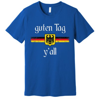 Oktoberfest German Flag Eagle Prost Guten Tag YAll Premium T-Shirt