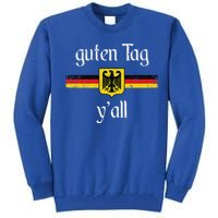 Oktoberfest German Flag Eagle Prost Guten Tag YAll Tall Sweatshirt