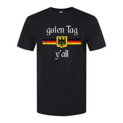 Oktoberfest German Flag Eagle Prost Guten Tag YAll Softstyle CVC T-Shirt