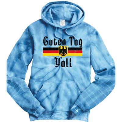 Oktoberfest German Flag Eagle Prost Guten Tag YAll Tie Dye Hoodie