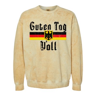 Oktoberfest German Flag Eagle Prost Guten Tag YAll Colorblast Crewneck Sweatshirt