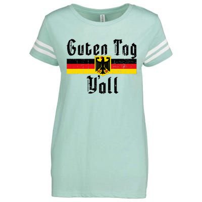 Oktoberfest German Flag Eagle Prost Guten Tag YAll Enza Ladies Jersey Football T-Shirt