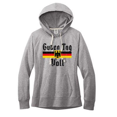 Oktoberfest German Flag Eagle Prost Guten Tag YAll Women's Fleece Hoodie