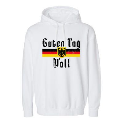 Oktoberfest German Flag Eagle Prost Guten Tag YAll Garment-Dyed Fleece Hoodie