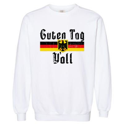 Oktoberfest German Flag Eagle Prost Guten Tag YAll Garment-Dyed Sweatshirt