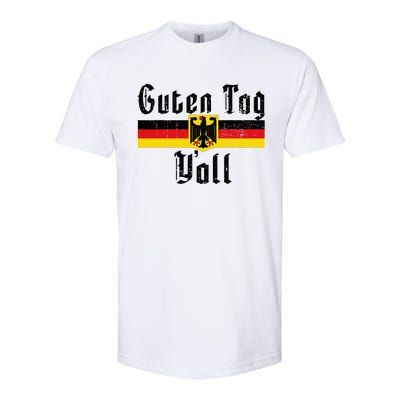 Oktoberfest German Flag Eagle Prost Guten Tag YAll Softstyle CVC T-Shirt