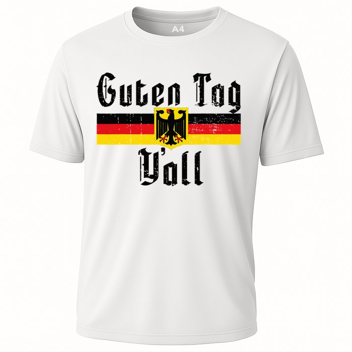 Oktoberfest German Flag Eagle Prost Guten Tag YAll Cooling Performance Crew T-Shirt