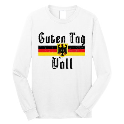 Oktoberfest German Flag Eagle Prost Guten Tag YAll Long Sleeve Shirt