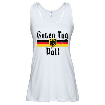 Oktoberfest German Flag Eagle Prost Guten Tag YAll Ladies Essential Flowy Tank