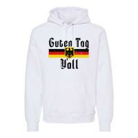 Oktoberfest German Flag Eagle Prost Guten Tag YAll Premium Hoodie