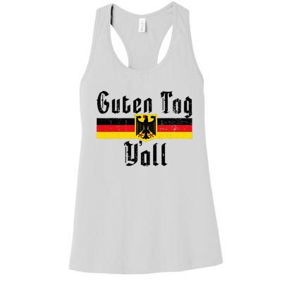 Oktoberfest German Flag Eagle Prost Guten Tag YAll Women's Racerback Tank