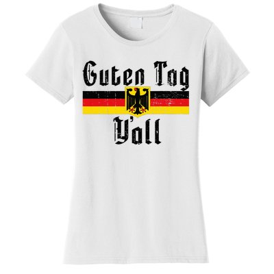 Oktoberfest German Flag Eagle Prost Guten Tag YAll Women's T-Shirt