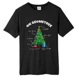 Oh Geometree Funny Christmas Tree Math Teacher Tall Fusion ChromaSoft Performance T-Shirt