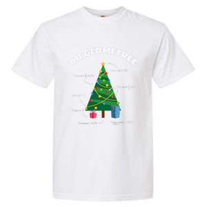 Oh Geometree Funny Christmas Tree Math Teacher Garment-Dyed Heavyweight T-Shirt