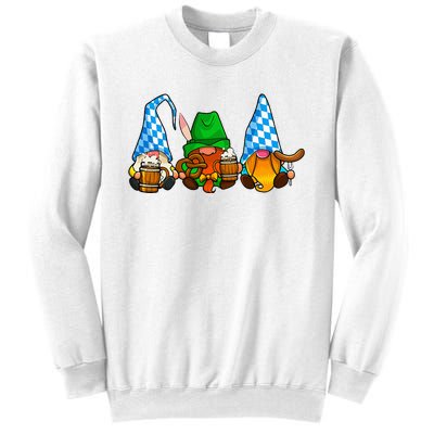 Oktoberfest Gnomes Funny Sausage Bratwurst German Party Sweatshirt