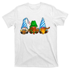 Oktoberfest Gnomes Funny Sausage Bratwurst German Party T-Shirt