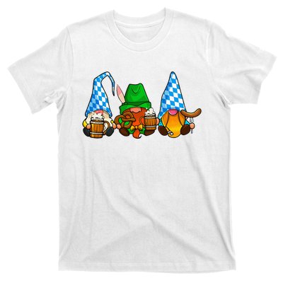 Oktoberfest Gnomes Funny Sausage Bratwurst German Party T-Shirt