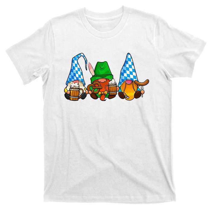 Oktoberfest Gnomes Funny Sausage Bratwurst German Party T-Shirt