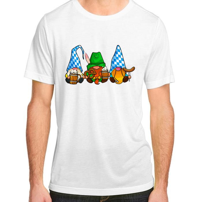 Oktoberfest Gnomes Funny Sausage Bratwurst German Party Adult ChromaSoft Performance T-Shirt