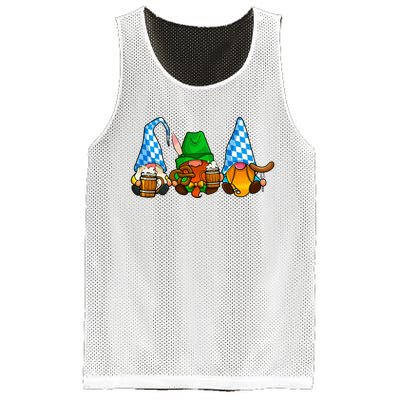 Oktoberfest Gnomes Funny Sausage Bratwurst German Party Mesh Reversible Basketball Jersey Tank