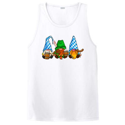 Oktoberfest Gnomes Funny Sausage Bratwurst German Party PosiCharge Competitor Tank