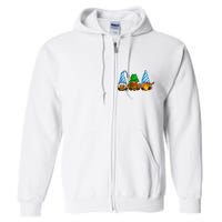 Oktoberfest Gnomes Funny Sausage Bratwurst German Party Full Zip Hoodie