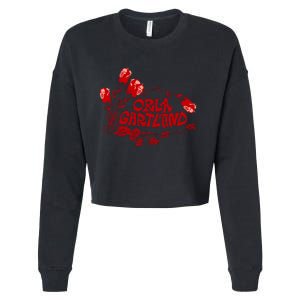 Orla Gartland Flower Cropped Pullover Crew