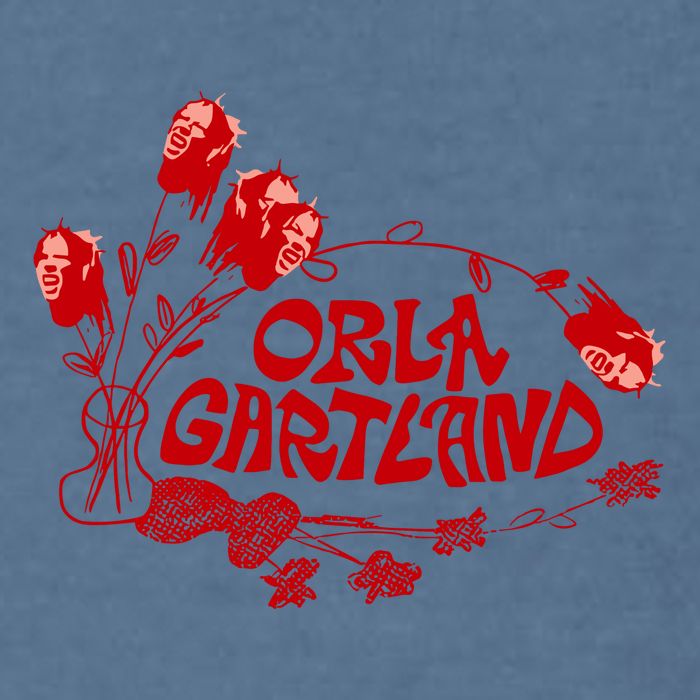 Orla Gartland Flower Garment-Dyed Sweatshirt