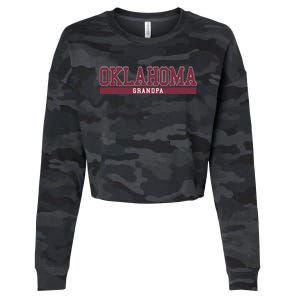 Oklahoma Grandpa Funny Cropped Pullover Crew