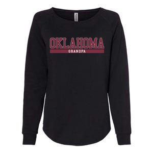 Oklahoma Grandpa Funny Womens California Wash Sweatshirt