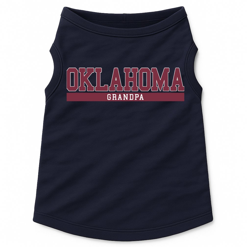 Oklahoma Grandpa Funny Doggie Tank