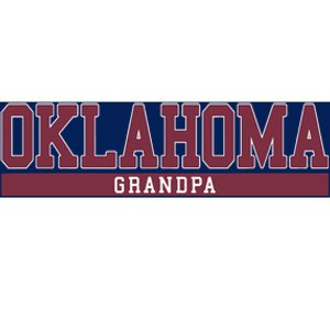 Oklahoma Grandpa Funny Bumper Sticker