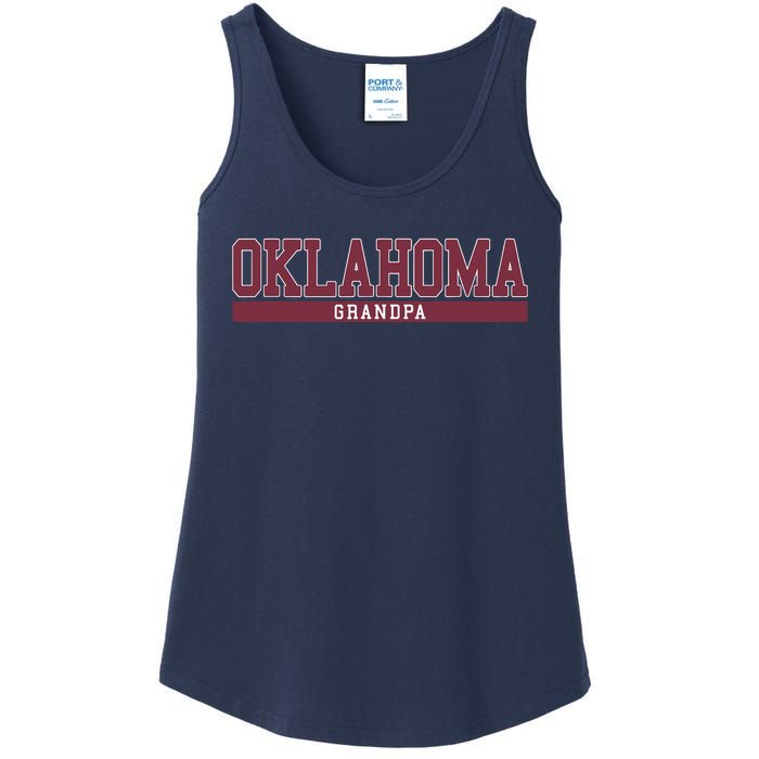 Oklahoma Grandpa Funny Ladies Essential Tank