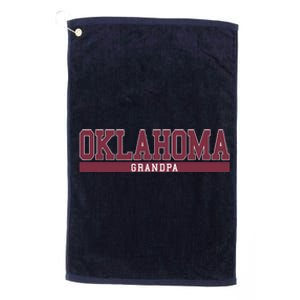 Oklahoma Grandpa Funny Platinum Collection Golf Towel