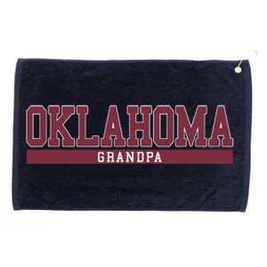 Oklahoma Grandpa Funny Grommeted Golf Towel