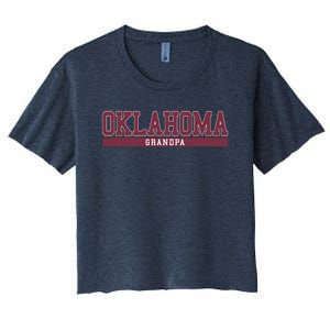 Oklahoma Grandpa Funny Women's Crop Top Tee