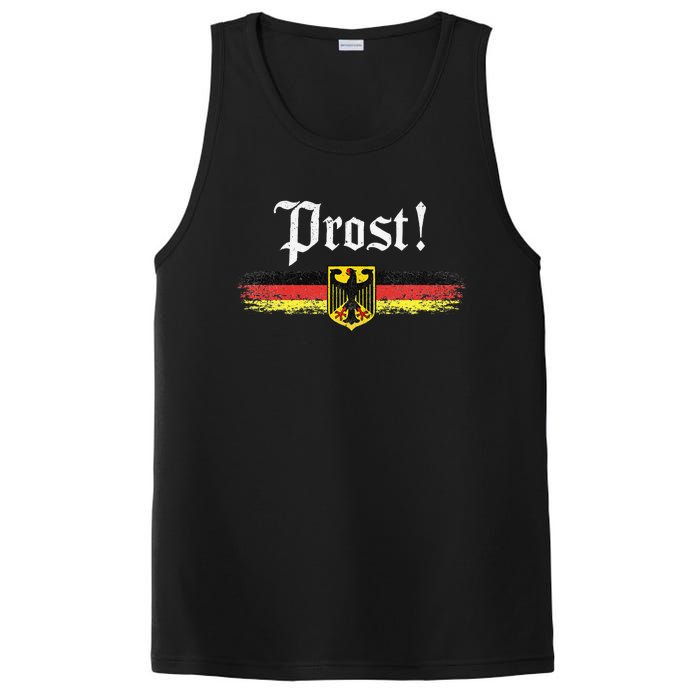 Oktoberfest German Flag Prost Vintage PosiCharge Competitor Tank