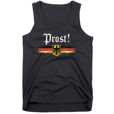 Oktoberfest German Flag Prost Vintage Tank Top