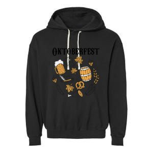 Oktoberfest German Germany Octoberfest Garment-Dyed Fleece Hoodie