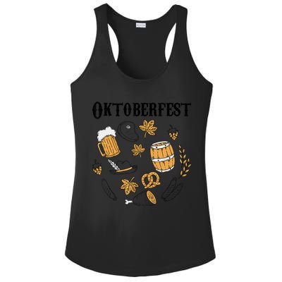 Oktoberfest German Germany Octoberfest Ladies PosiCharge Competitor Racerback Tank