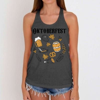 Oktoberfest German Germany Octoberfest Women's Knotted Racerback Tank