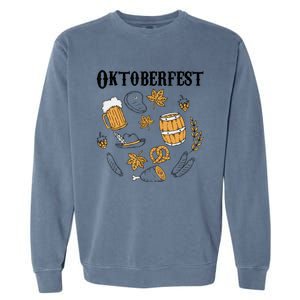 Oktoberfest German Germany Octoberfest Garment-Dyed Sweatshirt